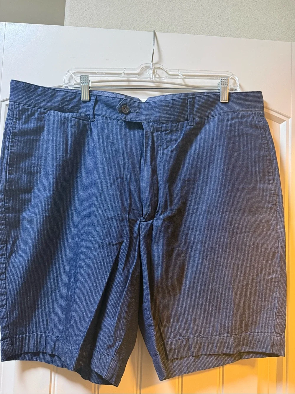Daniel Cremieux Navy Blue Mens Flat Front Shorts